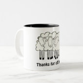 感謝していやっ! ツートーンマグカップ (正面左)