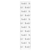 感謝しているテーブルのランナー ショートテーブルランナー (正面)