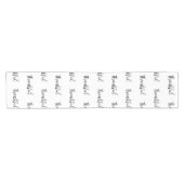 感謝しているテーブルのランナー ショートテーブルランナー (横)