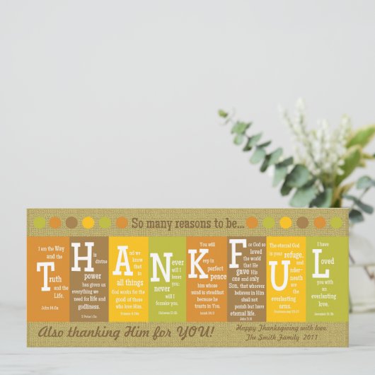 感謝している感謝祭の聖なる書物、経典はそれをカードカスタマイズ! シーズンカード (スタンド正面)