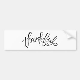 感謝している紙セット バンパーステッカー