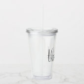 感謝している絶縁されたタンブラー アクリルタンブラー (右)