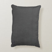 感謝している黒板の芸術の秋の枕 アクセントクッション (裏面(縦))