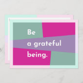 感謝している サンキューカード (正面/裏面)