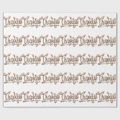 感謝している ラッピングペーパー (フラット)