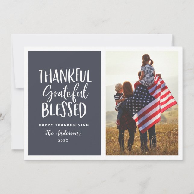 感謝している、感謝した、賛美された感謝祭の写真 (正面)