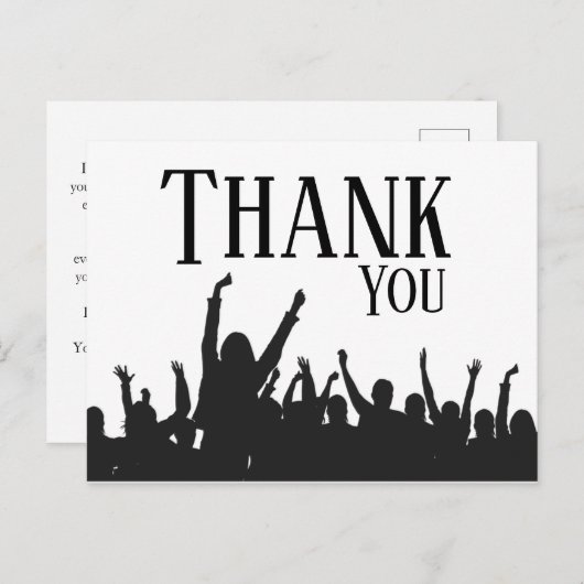 感謝していイベントプランナー ポストカード (正面/裏面)