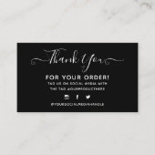 感謝していエレガント名刺 名刺 (正面)