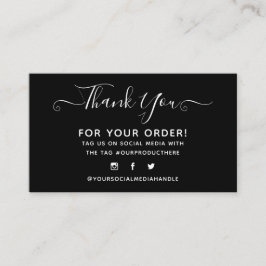 感謝していエレガント名刺 名刺