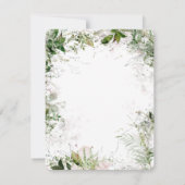 感謝していエレガント自然水結婚色 サンキューカード (裏面)