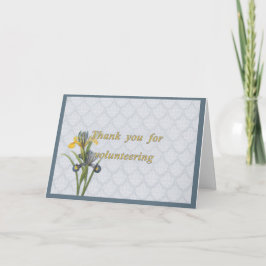 感謝していオランダ・アイリス サンキューカード