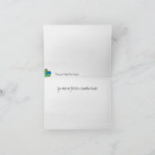 感謝していカメレオン サンキューカード (内部)