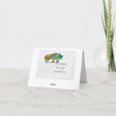 感謝していカメレオン サンキューカード (裏面)