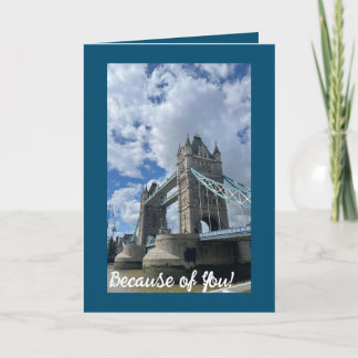 感謝していカードだ。 サンキューカード