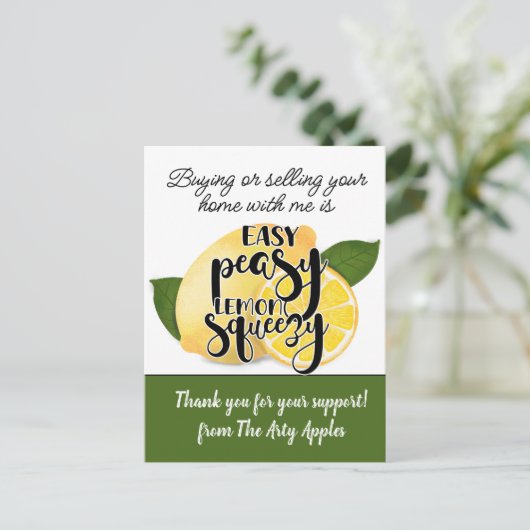 感謝していギフトマーケティング実在財産 ポストカード (スタンド正面)