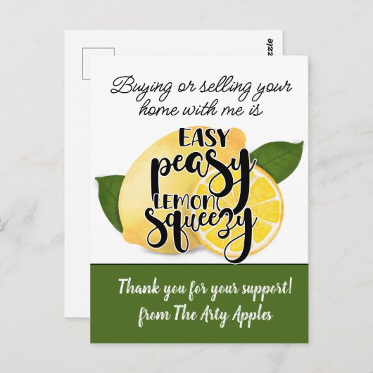 感謝していギフトマーケティング実在財産 ポストカード (正面/裏面)