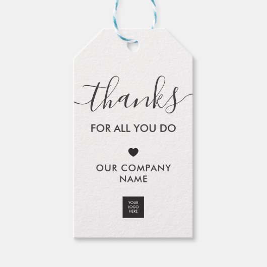 感謝していギフトラベル、クラフト ギフトタグ (正面)