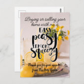 感謝していギフト紹介マーケティング実在資産 ポストカード (正面/裏面)