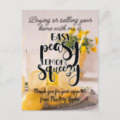 感謝していギフト紹介マーケティング実在資産 ポストカード (正面)