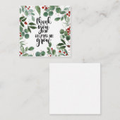 感謝していクリス救済マスに育った  ノートカード (正面/裏面)