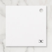 感謝していクール先生 フェイバータグ (裏面)