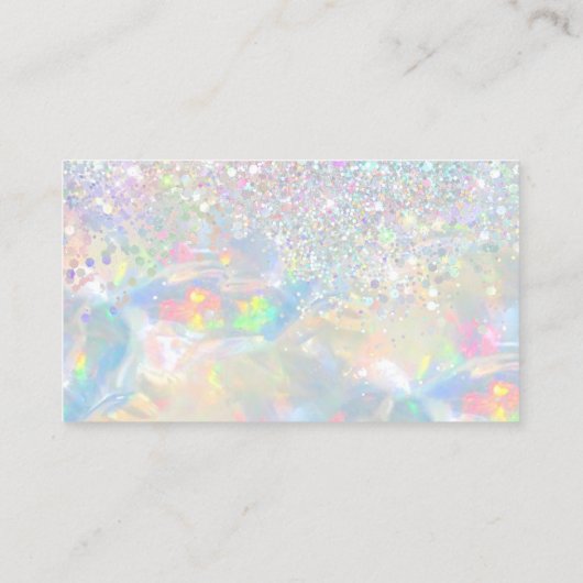 感謝していグリッター割引カード 名刺 (裏面)