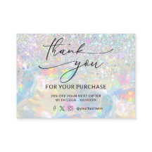 感謝していグリッターopal名刺