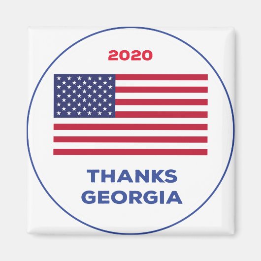 感謝していグルジア2020年選挙 マグネット (正面)