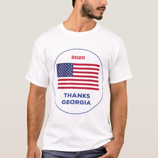 感謝していグルジア2020年選挙 Tシャツ (正面)
