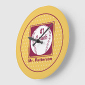 感謝していコーチ感謝してい第1位 ラージ壁時計 (傾斜)