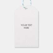 感謝していショッピング小ラベル用クラフト ギフトタグ (裏面)