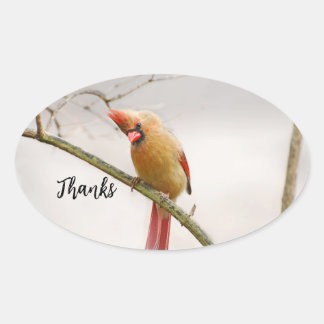 感謝していシール 楕円形シール