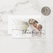 感謝していスクリプ結婚トの色あせフォトノートカード ノートカード (正面/裏面インサイチュ)