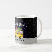 感謝していスクールバスの運素晴らし転手になって コーヒーマグカップ (正面右)