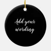 感謝していスクールバスの運素晴らし転手になって セラミックオーナメント (裏面)