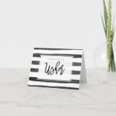 感謝していストライプの君は僕の名刺だ サンキューカード (正面)