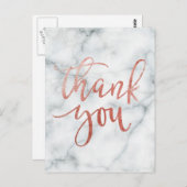 感謝していタイポグラフィ ポストカード (正面/裏面)