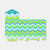 感謝していチェボロンアクアティール（緑がかった色）グリーンサンプルギフトボックス フェイバーボックス (折り畳みなし)