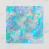 感謝していテクスチインスパイアャ割引カード スクエア名刺 (裏面)