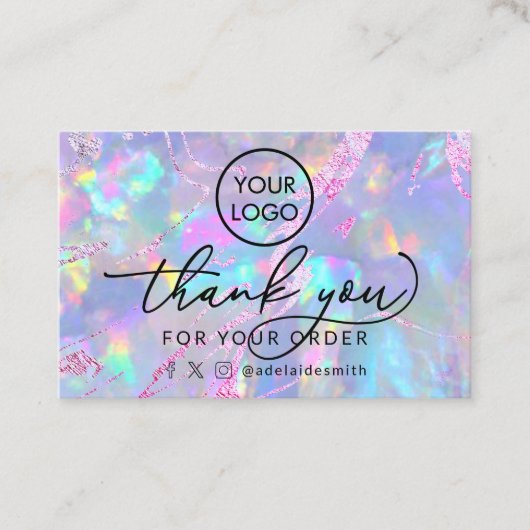 感謝していデザインテクスチャ名刺 名刺 (正面)