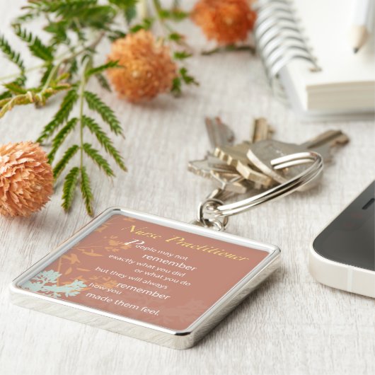 感謝していナース キーホルダー (側面)