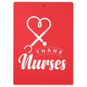 感謝していナース クリップボード (裏面)
