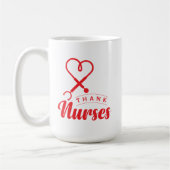 感謝していナース コーヒーマグカップ (左)