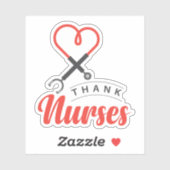 感謝していナース シール (シート)