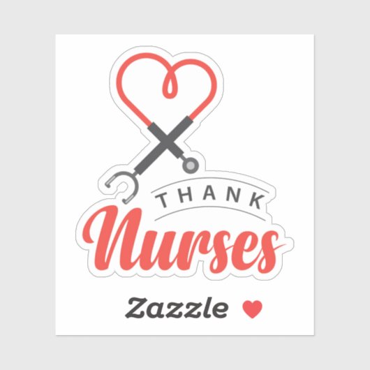 感謝していナース シール (シート)