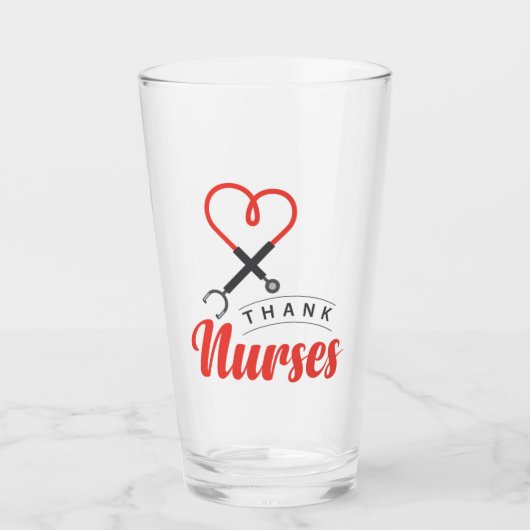 感謝していナース タンブラーグラス (正面)