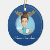 感謝していナース- SRF セラミックオーナメント (左)