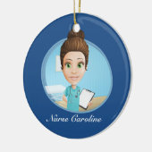 感謝していナース- SRF セラミックオーナメント (左)