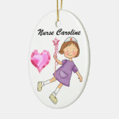 感謝していナース- SRF セラミックオーナメント (左)
