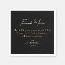 感謝していハッピーバースデーブラックミニマルゴールデン